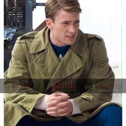 Captain America Steve Rogers Green Rain Coat