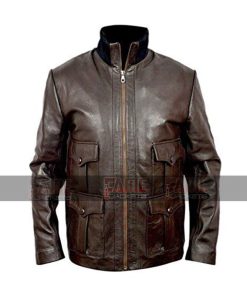 James Bond Brown Leather Jacket For Men