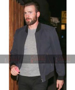 Alternative view of Chris Evans Grey Casual Cotton Jacket