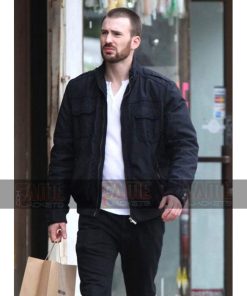 Chris Evans Lightweight Black Cotton Jacket