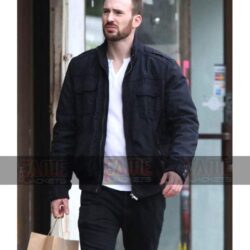 Chris Evans Lightweight Black Cotton Jacket