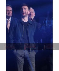 Chris Evans Lightweight Summer Black Cotton Jacket