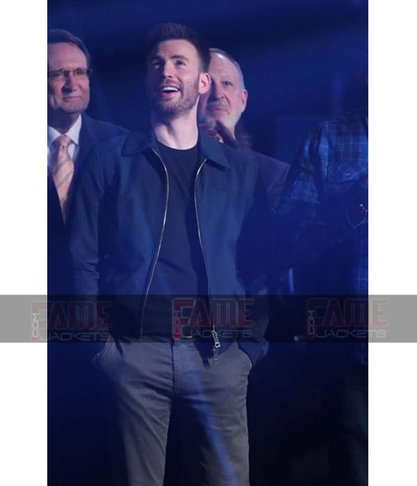 Chris Evans Lightweight Summer Black Cotton Jacket