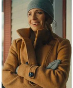 Eliana Ghen Brown Trench Coat From Christmas Cowboy