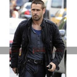 Colin Farrell Cotton Winter Jacket