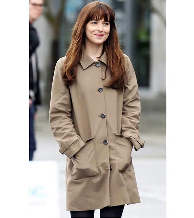 Fifty Shades Darker Anastasia Steele Dakota Johnson Trench Coat