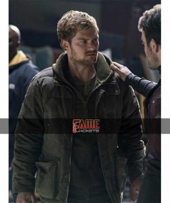Danny Rand The Defenders Casual Real Cotton & Leather Jacket