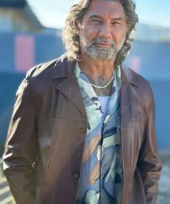 Buy Dave Bautista The Last Showgirl Brown Leather Jacket