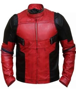 Wade Wilson Deadpool Distressed Biker Leather Jacket
