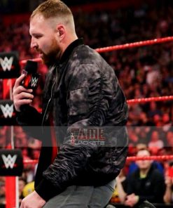 WWE Dean Ambrose Real Black Distressed Leather Jacket