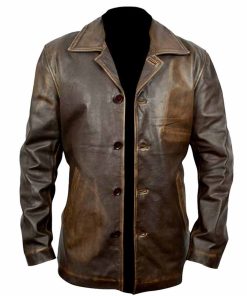 Dean Winchester Long Leather Jacket of Supernatural