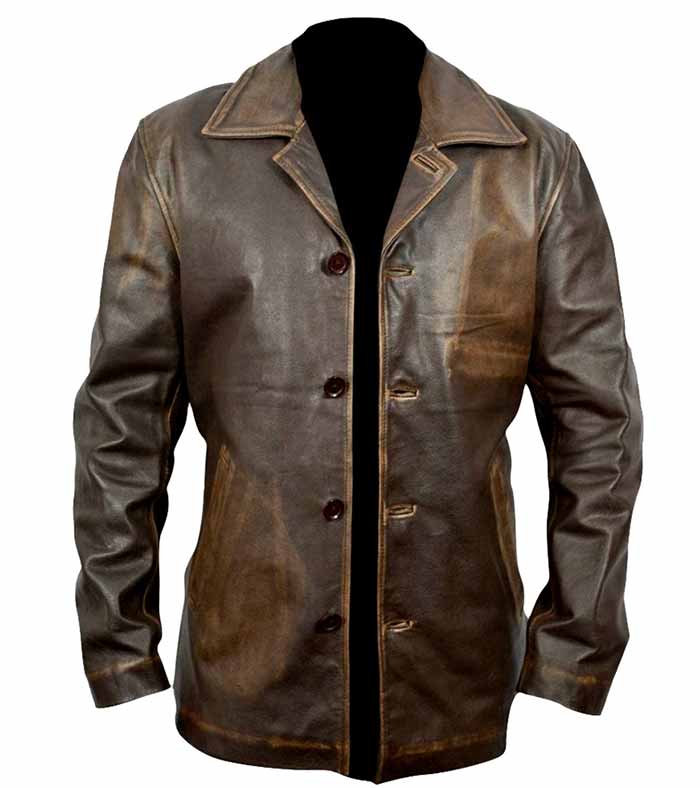 Dean Winchester Long Leather Jacket of Supernatural