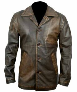 Alternative view of Dean Winchester Long Leather Jacket of Supernatural