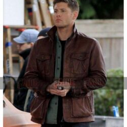 Dean Winchester Supernatural Season 7 Men Winter Leather Jacket