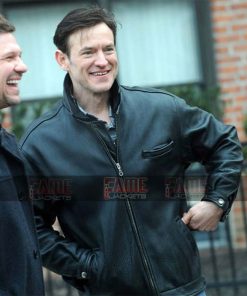 Alternative view of Dietland Dominic O'Shea Black Leather Jacket