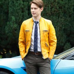 Samuel Barnett Dirk Gently's Holistic Detective Agency Leather Jacket
