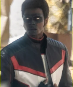 Edi Gathegi Superman Men Leather Jacket