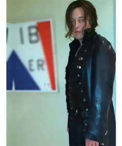 Elon Musk Trench Coat In Real Black Leather