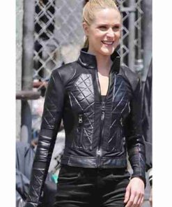 Evan Rachel Wood Black Leather Jacket