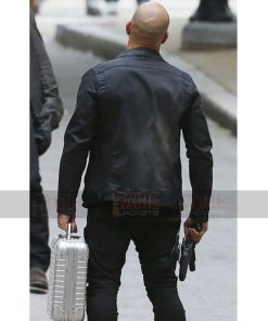 Alternative view of Fast And Furious 8 Dominic Toretto Genuine Leather Black Jacket