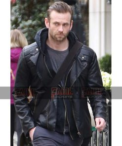 Jack Hyde Men Padded Leather Jacket