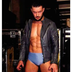Finn Balor Leather Biker Jacket For Men