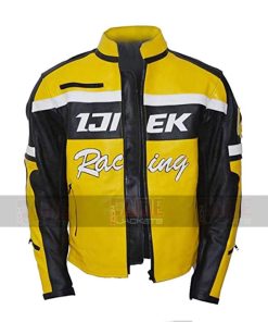 Dead Rising 2 Yellow Leather Racing Jacket