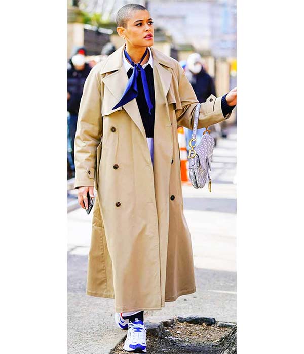 Gossip Girl Julien Calloway Trench Coat