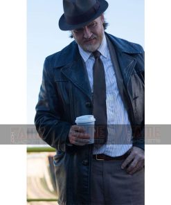 Alternative view of Gotham Harvey Bullock Leather Coat of Donal Logue