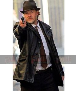 Gotham Harvey Bullock Leather Coat of Donal Logue