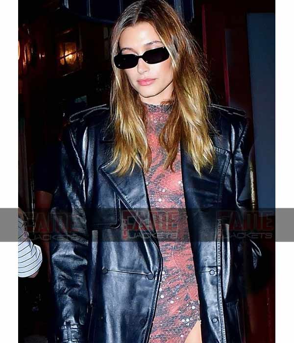 Hailey Rhode Women Tall And Long Leather Coat