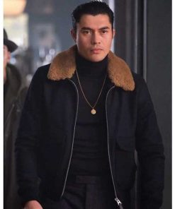 The Gentlemen Henry Golding Black Leather Jacket