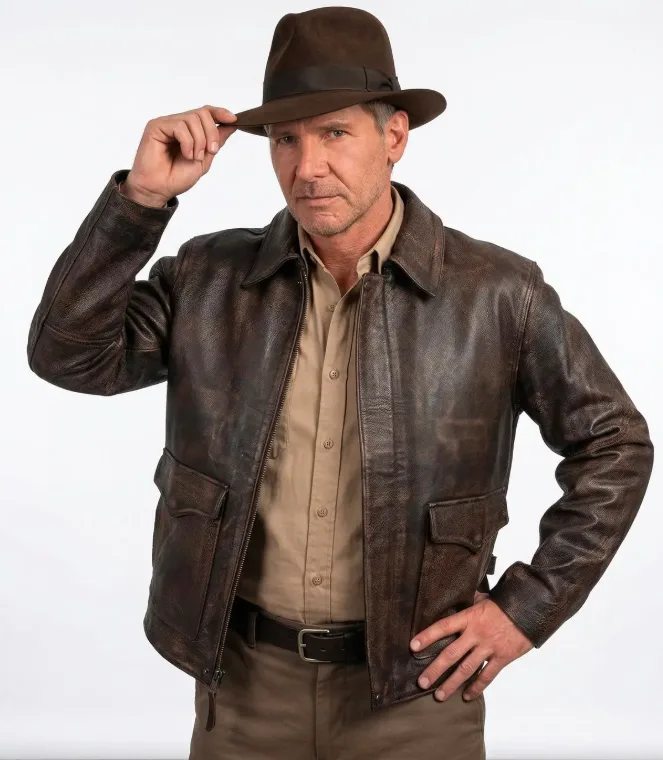 Shop Indiana Jones Leather Jacket at 39% Sale