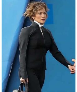 Atlas 2024 Jennifer Lopez Black Jacket