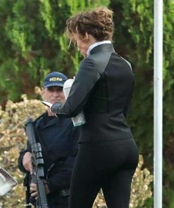 Alternative view of Atlas 2024 Jennifer Lopez Black Jacket