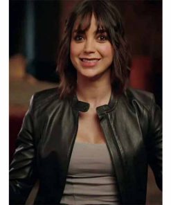 Alternative view of Joey Abigail 2024 Black Leather Jacket for Women