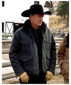 Alternative view of John Dutton Black Jacket