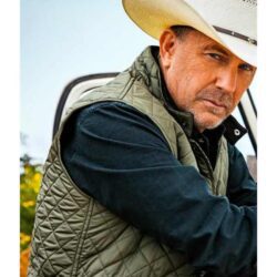 John Dutton Quilted Green Vest