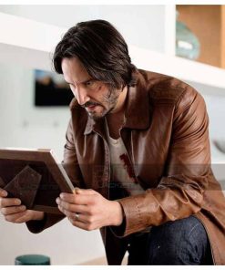 Keanu Reeves Men's Brown Jacket