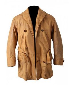 Legends Of the Fall Brad Pitt Brown Real Leather Long Coat