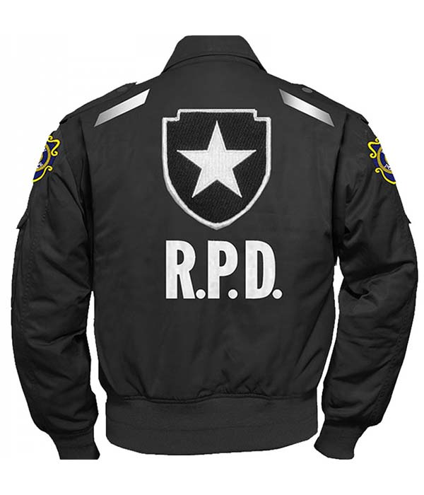 Resident Evil 2 Remake Men Cotton Bomber Jacket