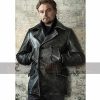 Leonardo DiCaprio Men's Black Car Coat