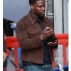 Kevin Hart Brown Suede Leather Jacket from Lift 2024