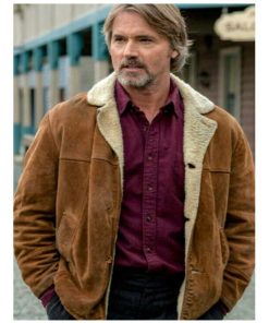 Mark Humphrey Suede Leather Fur Lining Jacket