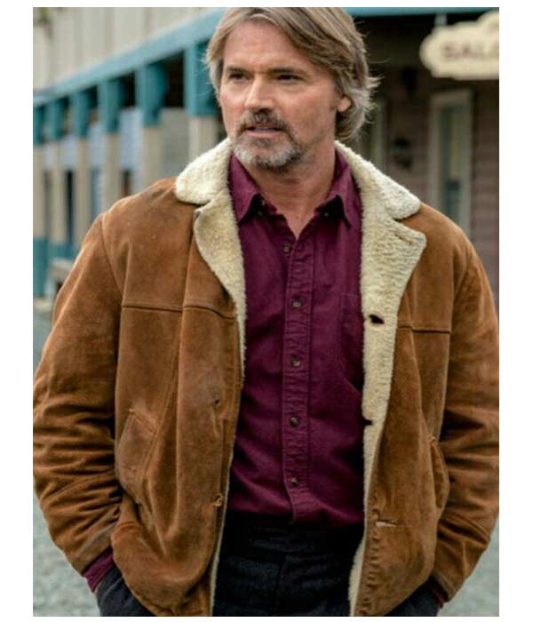 Mark Humphrey Suede Leather Fur Lining Jacket