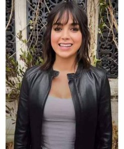 Joey Abigail 2024 Black Leather Jacket for Women