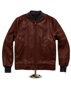 Men Brown Varsity Jacket Sale