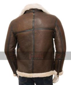 Alternative view of Flight Jacket With Faux Fur Winter Leather Jacket