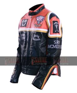 Alternative view of Mickey Mens Black & Orange HDMM Jacket