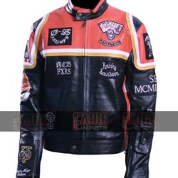 Mickey Mens Black & Orange HDMM Jacket
